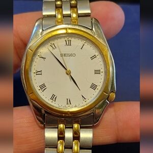 Vintage Men's Seiko Two-tone Watch